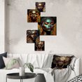 thumbnail image 1 of Designart "Portrait Of Glamorous African Lady V" African American Woman Metal Art Living Room Set, 1 of 5