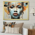 thumbnail image 1 of Designart "Portrait Of The Queen Of Africa" African Tribal Picture Framed Canvas Prints, 1 of 5