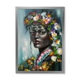 thumbnail image 1 of Designart 'Portrait Of Traditional African American Woman' Modern Framed Art Print, 1 of 4
