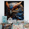 thumbnail image 1 of Designart "Portrait Of Wise Owls II" Animals Owl Floater Framed Canvas Wall Art, 1 of 5