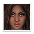 thumbnail image 1 of Designart 'Portrait of Afro American Woman I' Modern Framed Art Print, 1 of 4