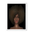 thumbnail image 1 of Designart 'Portrait of Afro American Woman III' Modern Framed Art Print, 1 of 4