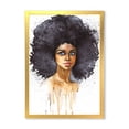 thumbnail image 1 of Designart 'Portrait of Afro American Woman X' Modern Framed Art Print, 1 of 4