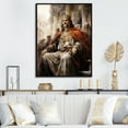 thumbnail image 1 of Designart "Portrait of Emperor Justinian I" Emperor Floater Framed Canvas Print, 1 of 1