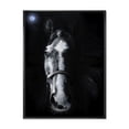 thumbnail image 1 of Designart 'Portrait of Horse Staring Sinister' Farmhouse Framed Canvas Wall Art Print, 1 of 5