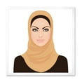 thumbnail image 1 of Designart 'Portrait of Muslim Girl In Traditional Hijab' Modern Framed Art Print, 1 of 4