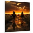 thumbnail image 1 of Designart "Portrait of Sunset Riders in the West II" Western Metal Art Print, 1 of 5