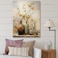 thumbnail image 1 of Designart "Pottery with Zen Boho Vibes in Yellow I" Geometric Canvas Wall Art - Bohemian Grey Boho Pottery Living Room Canvas Art, 1 of 6