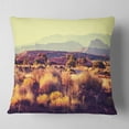 thumbnail image 1 of Designart Prairie with Layers of Mountains - Landscape Printed Throw Pillow - 18x18, 1 of 4