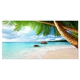 thumbnail image 1 of Designart 'Praslin Island Seychelles Beach ' Seashore Photo Canvas Print, 1 of 3