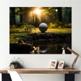 thumbnail image 1 of Designart "Precise Putting on the Golf Course II" Sports Canvas Art Print, 1 of 5