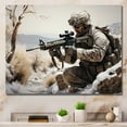 thumbnail image 1 of Designart "Precision Marksmanship Army IV" Army Wall Decor, 1 of 5