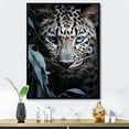 thumbnail image 1 of Designart "Predators In The Wild: The Graceful Leopard I" Animals Leopard Floater Framed Canvas Art Print, 1 of 5