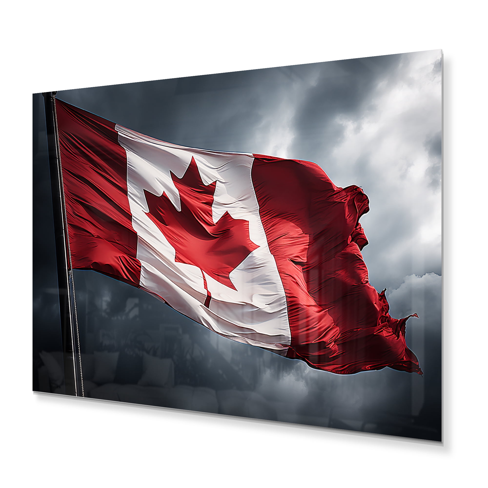 Designart "Pride in Canadian Beauty II" Canada Metal Wall Decor