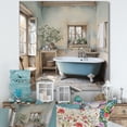 thumbnail image 1 of Designart "Pristine Laundry Bliss" Bath & Laundry Canvas Print, 1 of 5