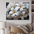 thumbnail image 1 of Designart "Purity In Realistic Pink And White Plumeria I" Plumeria Floater Framed Canvas Prints, 1 of 5