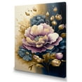 thumbnail image 1 of Designart Purple And Blue Watercolor Flowers I Canvas Wall Art, 1 of 5