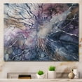 thumbnail image 1 of Designart "Purple And Exploring The Language Of Painting II" Abstract Painting Wall Art For Bathroom, 1 of 5