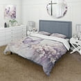 thumbnail image 1 of Designart "Purple Butterfly captivate Flight II" Animals Bedding Covert Set - Butterfly Purple Children's Art Bed Set With 2 Shams, 1 of 6