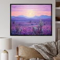 thumbnail image 1 of Designart "Purple Cactus Scenery I" Cactus Floater Framed Canvas Wall Art, 1 of 5