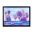 thumbnail image 1 of Designart 'Purple Coloured Tree Impression Landscape I' Modern Framed Art Print, 1 of 4