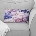 thumbnail image 1 of Designart "Purple Floral Exquisite Elegance II" Floral Printed Throw Pillow, 1 of 5
