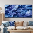 thumbnail image 1 of Designart "Purple Geometric Gems Abstract Elegance I" Extra Large Abstract Framed Wall Art - Modern Purple Abstract Geometric Entryway Framed Wall Art Print, 1 of 7