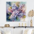 thumbnail image 1 of Designart "Purple Green Beautiful Lilacs IV" Floral Lilacs Wall Decor, 1 of 5