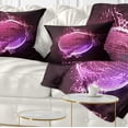 thumbnail image 1 of Designart Purple Party Neon Sign - Abstract Throw Pillow - 12x20, 1 of 1