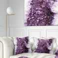 thumbnail image 1 of Designart Purple Precious Stones - Abstract Throw Pillow - 16x16, 1 of 5