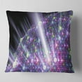 thumbnail image 1 of Designart Purple Solar Bubbles Planet - Abstract Throw Pillow - 18x18, 1 of 4