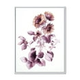 thumbnail image 1 of Designart 'Purple Wildflowers On White III' Traditional Framed Canvas Wall Art Print, 1 of 5