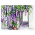 thumbnail image 1 of Designart ' Purple Wisteria Blossom ' Traditional Canvas Wall Art Print, 1 of 4