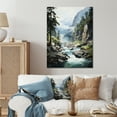 thumbnail image 1 of Designart "Pursuing Waterfalls in the USA II" USA Metal Art Print, 1 of 1