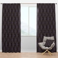 thumbnail image 1 of Designart 'Quilted Retro Pattern' Mid-Century Modern Blackout Curtain Panel, 1 of 4