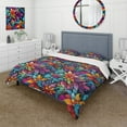 thumbnail image 1 of Designart "Radiant Boho Mandala IV" Multicolor Paisley Bedding Covert Set - Bohemian & Eclectic Bed Set With 1 Sham, 1 of 5