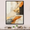 thumbnail image 1 of Designart "Radiant Dreamscape of Yellow Sunset IV" Abstract Framed Wall Art - Modern Yellow Abstract Collages Entryway Framed Wall Art, 1 of 6