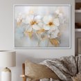 thumbnail image 1 of Designart "Radiant Minimalist Pansy Bouquet" Pansies Floater Framed Canvas Prints, 1 of 5