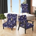 thumbnail image 1 of Designart "Ragdoll Royalty" Purple Paisley Upholstered Accent Chair - Glam Arm Chair For Living Room, 1 of 5