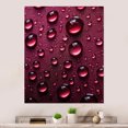 thumbnail image 1 of Designart "Rain-Kissed Red Rose XIII" Roses Metal Wall Art, 1 of 5