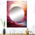 thumbnail image 1 of Designart "Rainbow Wave of Colors II" Rainbow Mirror Wall Decor - Traditional Colorful Landscapes Large Mirror For Wall Art Decor - 40" x 30" Inch, 1 of 5
