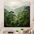 thumbnail image 1 of Designart "Rainforest Serenity Immersed in Jungle Landscape I" Landscapes Wall Art - Tropical Green Jungle Entryway Wall Art, 1 of 6