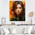 thumbnail image 1 of Designart "Raspberry Roberts In Portrait" Pop Art Canvas Prints, 1 of 7