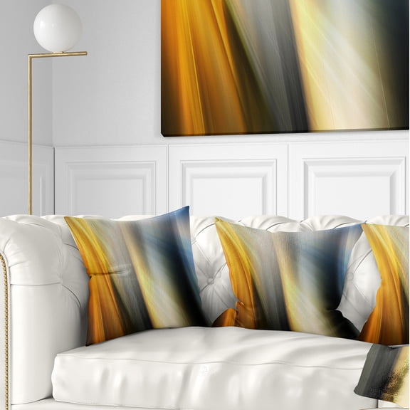 Designart Rays of Speed Vertical - Abstract Throw Pillow - 18x18