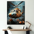 thumbnail image 1 of Designart "Reconnaissance With A Military Apache Helicopter" Military Wall Art Prints, 1 of 7