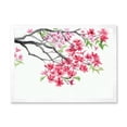 thumbnail image 1 of Designart 'Red Blossoming Tree On White' Traditional Framed Art Print, 1 of 4