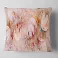 thumbnail image 1 of Designart Red Circles Fractal Texture - Abstract Throw Pillow - 16x16, 1 of 4