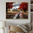 thumbnail image 1 of Designart "Red Farmhouse Rustic gracefulness III" Farm Floater Framed Canvas Art Print, 1 of 7