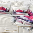 thumbnail image 1 of Designart Red Formula One Car - Digital Art Car Throw Pillow - 12x20, 1 of 5