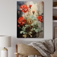 thumbnail image 1 of Designart "Red Geraniums Scarlet Bloom Collage I" Floral & Botanical Wall Decor, 1 of 5